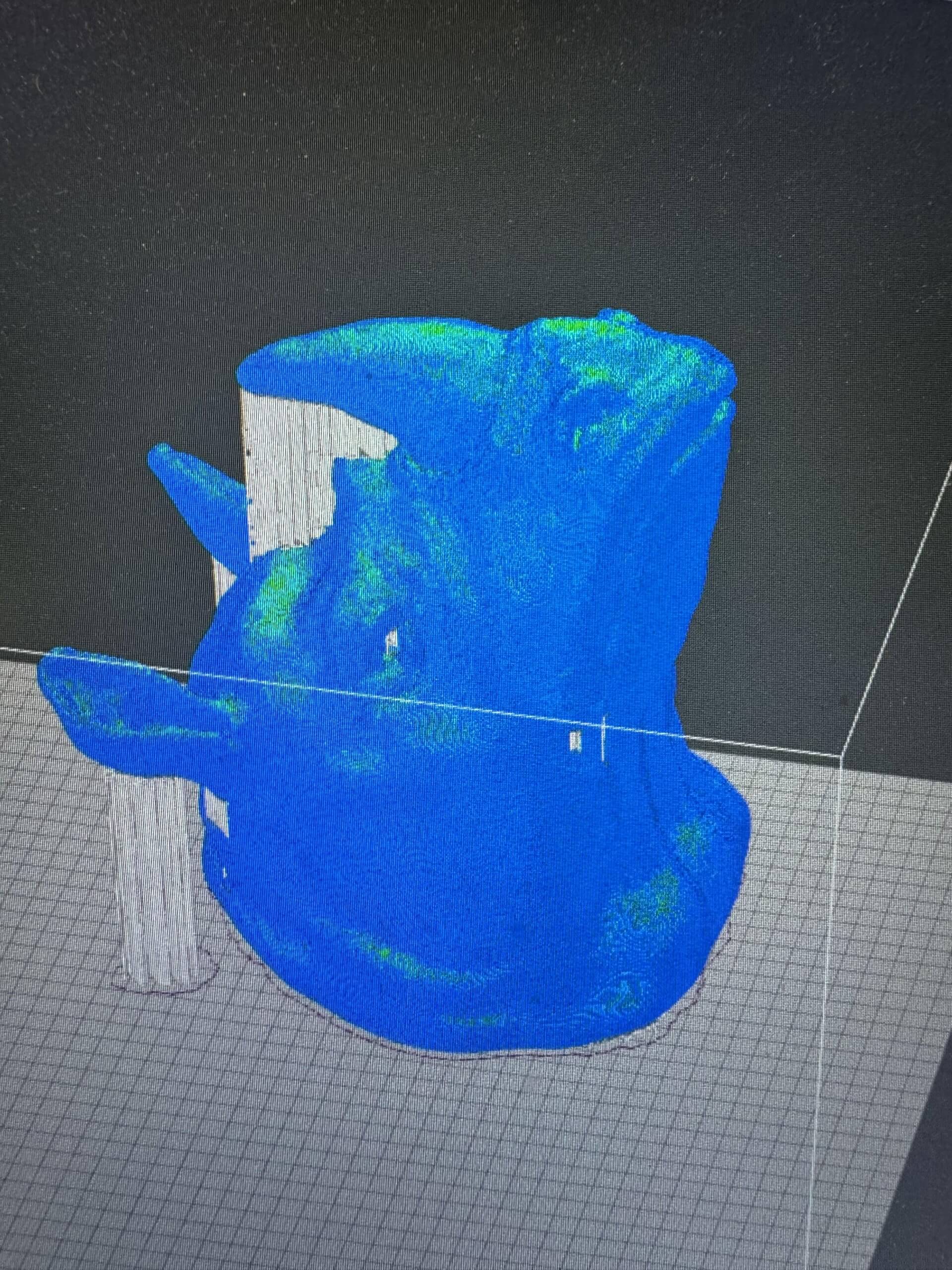 File rinoceronte 3D STL modellazione grande formato stampa 70 cm PAMI3D Italia